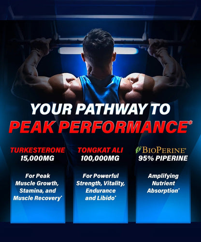 Turkesterone with Tongkat Ali